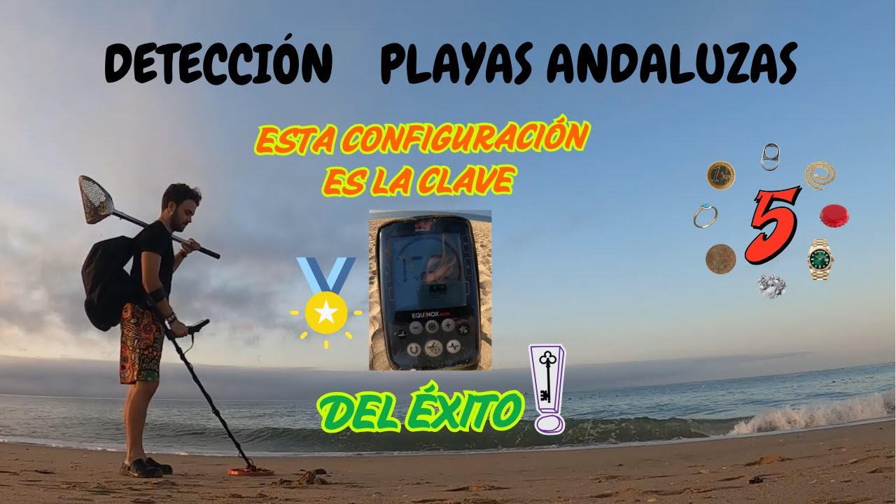 ⛱️DETECCIÓN de METALES en PLAYAS ANDALUZAS #5🟢⚪🟢 | MONEDEO y te enseño mi CONFIGURACIÓN EXITOSA 📲💰