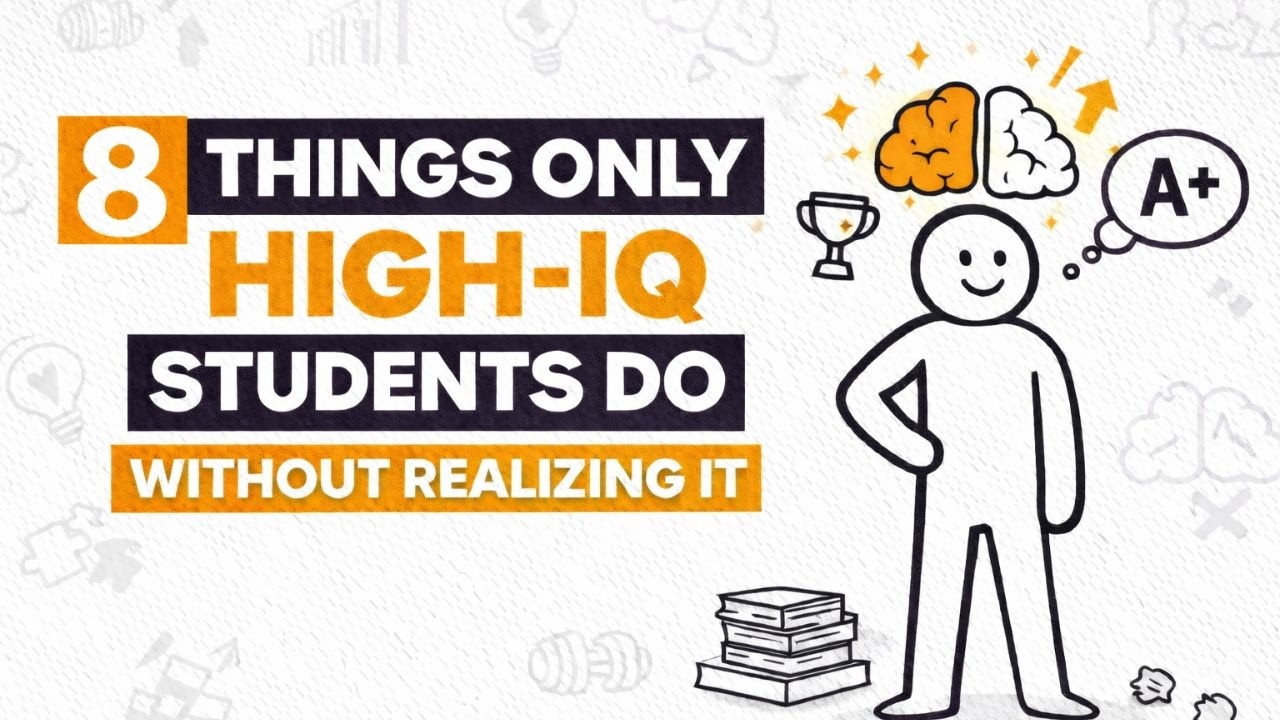 8 Things Only High IQ Students Do Without Realizing It