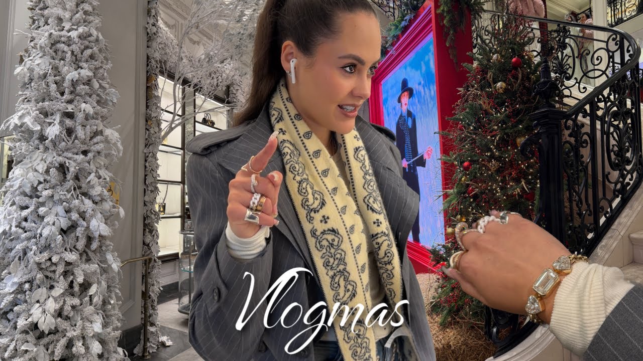 NYC VLOGMAS! Christmas shopping, fine JEWELRY & Bryant Park Winter Village...