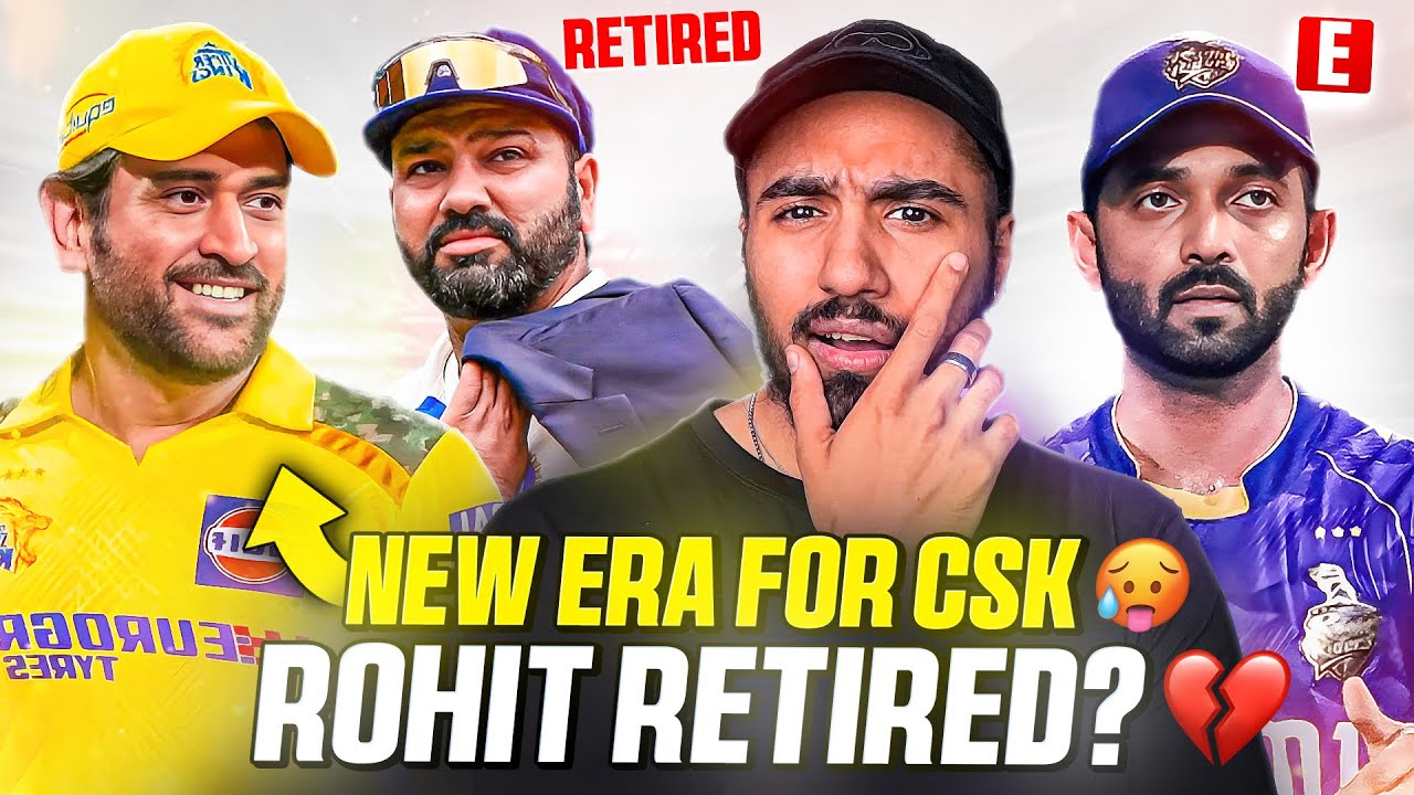 Dhoni Finishes in Style! 🔥 CSK Beat KKR in Last Over | Rohit Retirement News | IPL 2025