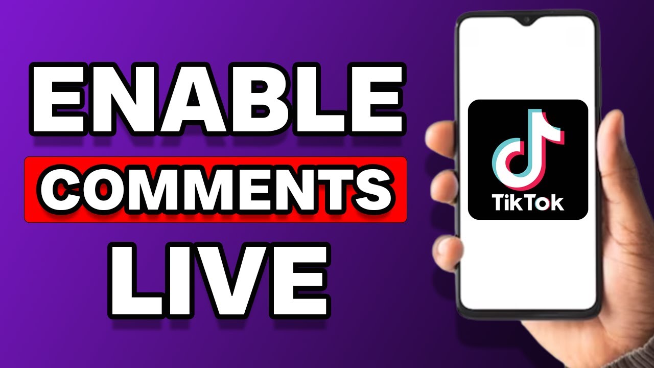 Как включить комментарии в TikTok Live