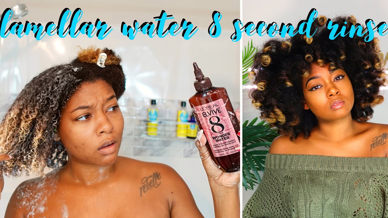 New Product! | Lamellar Water Hair Rinse for BIG Softened, Stronger & Manageable Natural Curls!