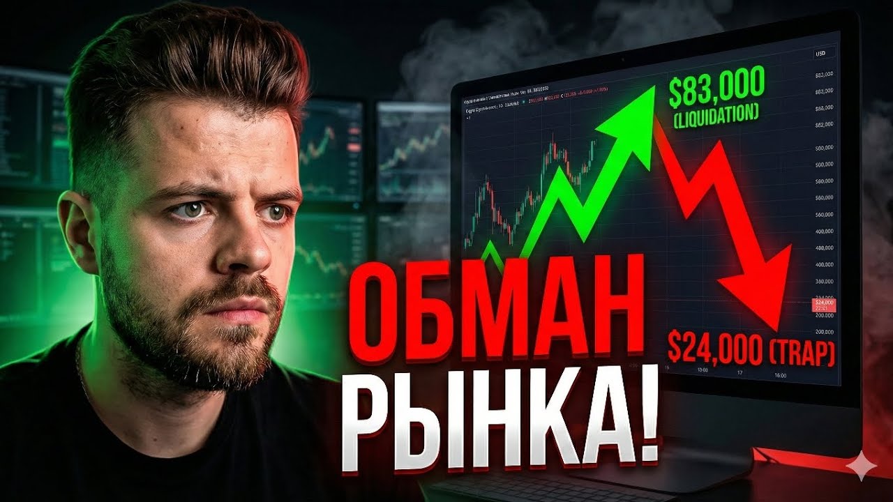БИТКОИН: $24,500 УЖЕ СКОРО? ЛОВУШКА НА $83,000!