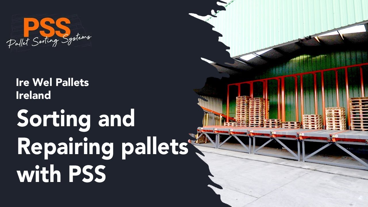 Sorting and repairing pallets with | PSS - Ire Wel Pallets Ireland