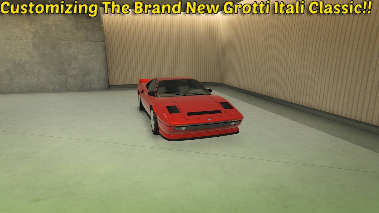 Customizing The Brand Grotti Itali Classic!! | GTA 5 Online Part 20