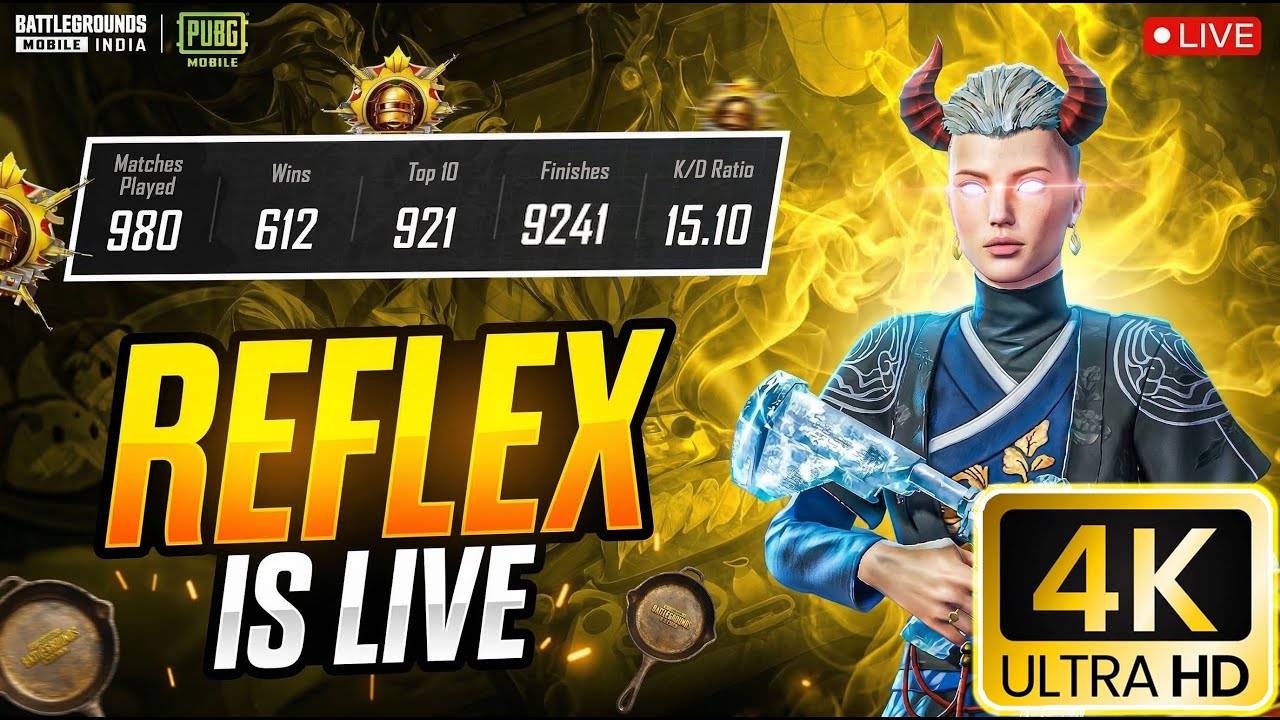 🔴 LIVE | 4K Ultra HD PUBG Mobile 🎮 Solo vs Squad 🔥 Conqueror Rank Push