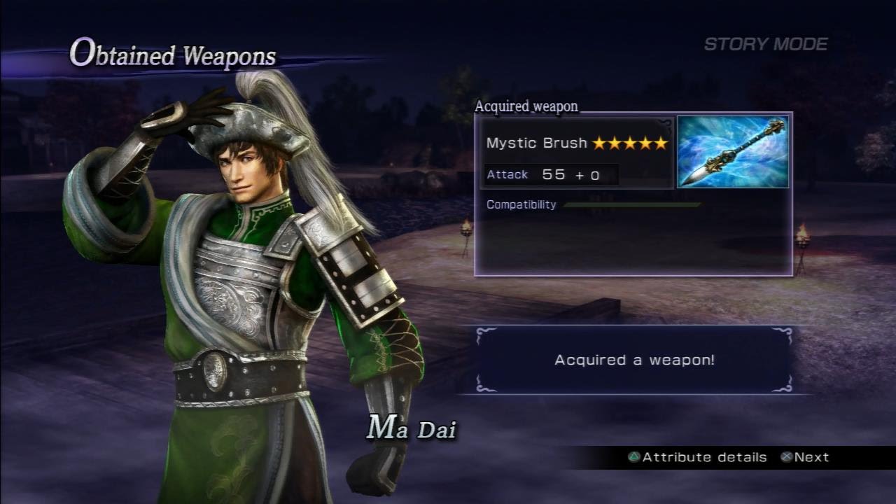 Warriors Orochi 3 Ultimate - Ma Dai Mystic Weapon Guide