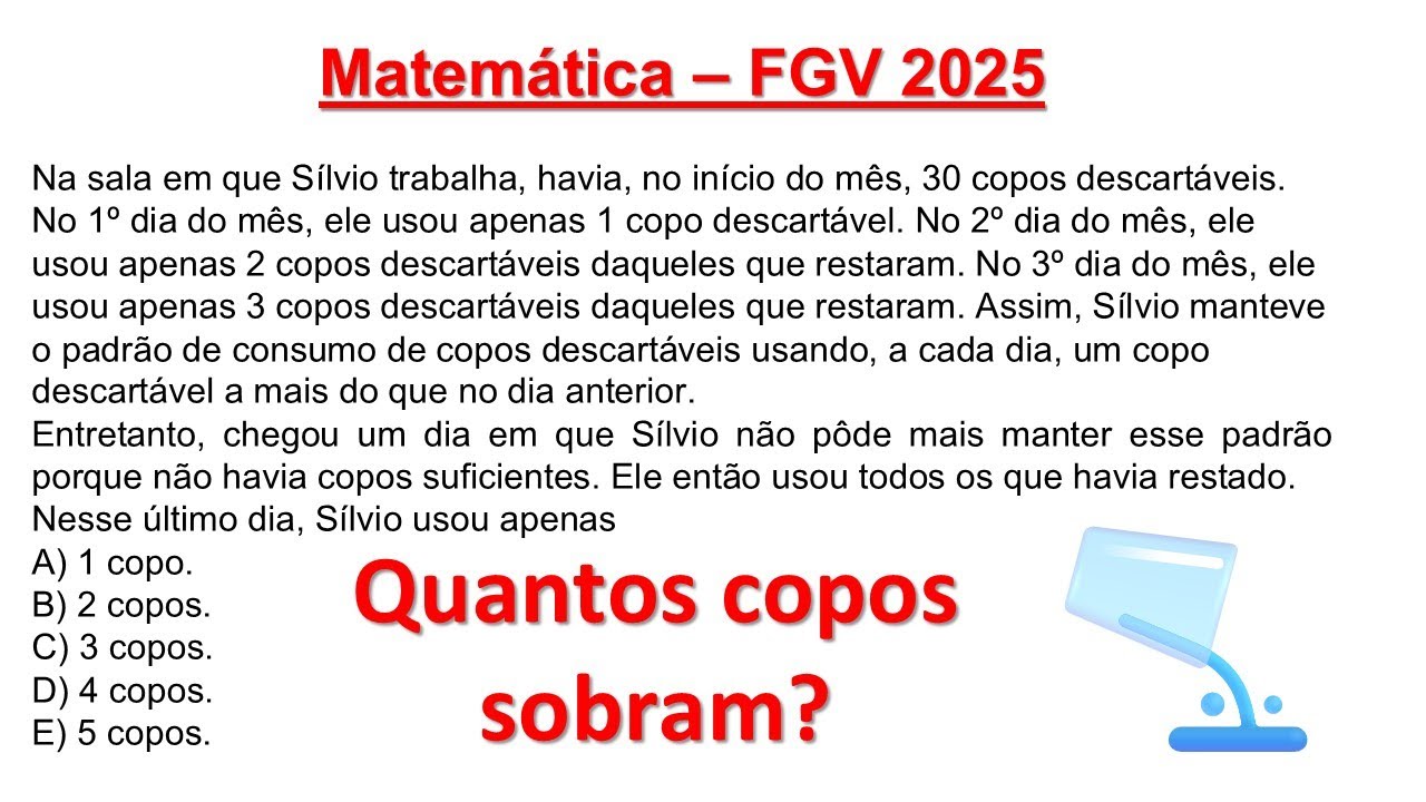 FGV 2025: essa sequência simples derruba muita gente! 😱