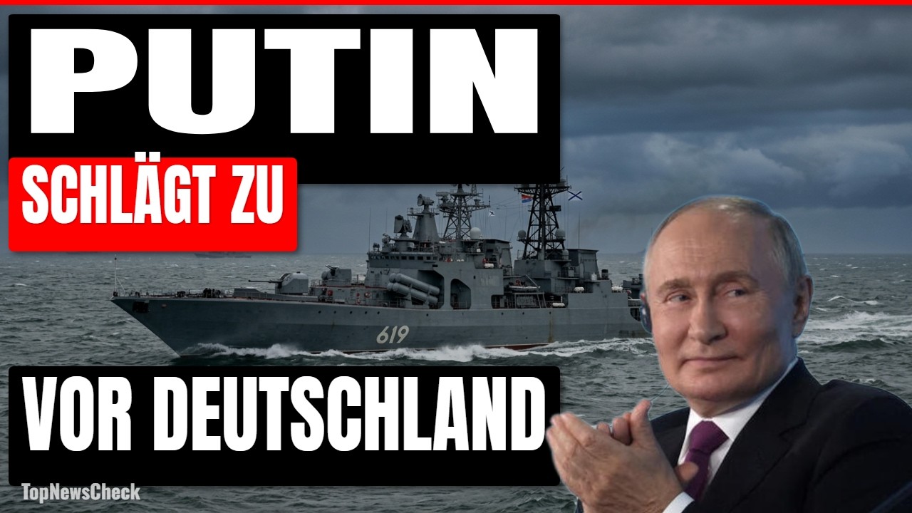 UTIN SCHL&Auml;GT ZU | Kriegsschiff Vor Deutschland W&auml;hrend Welt Schl&auml;ft | #russland #geopolitik