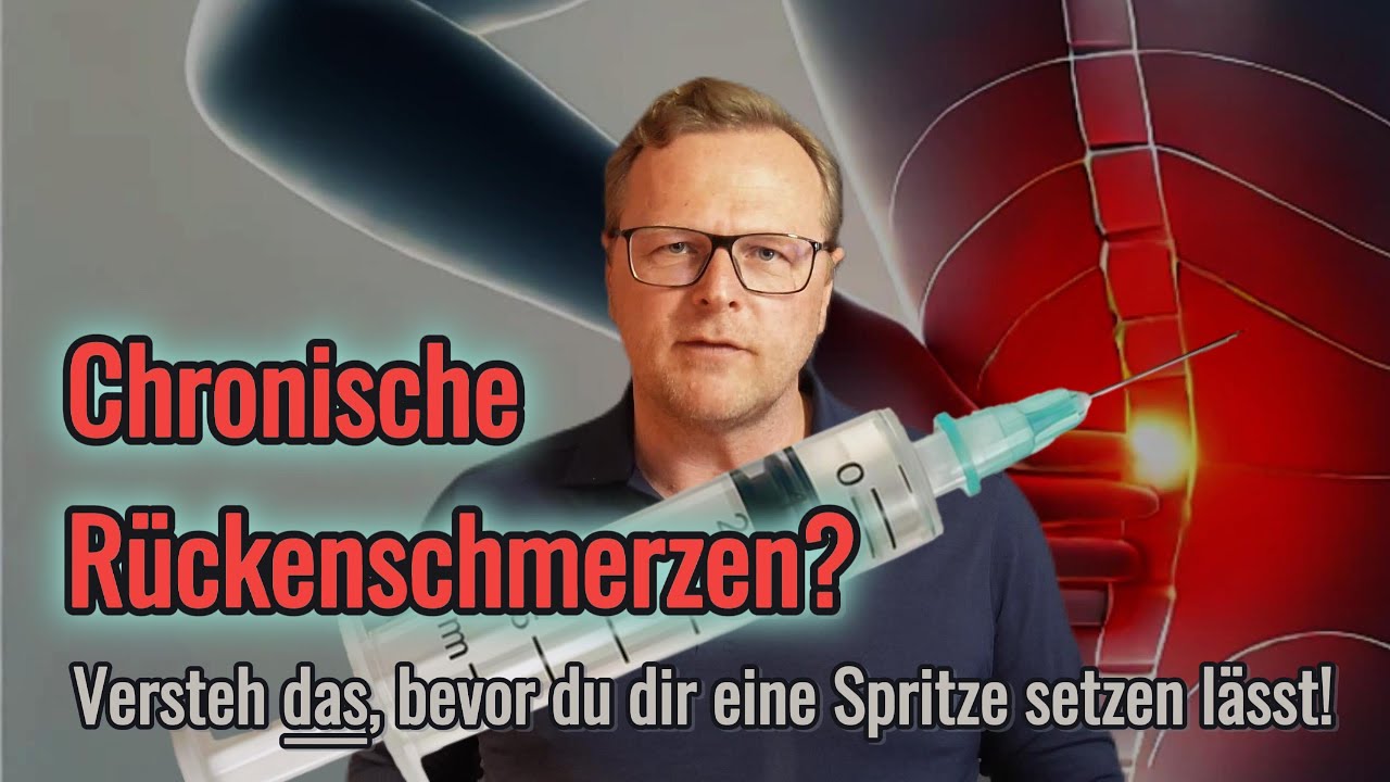 Chronische Rückenschmerzen? Versteh das, bevor du dir eine Spritze setzen lässt