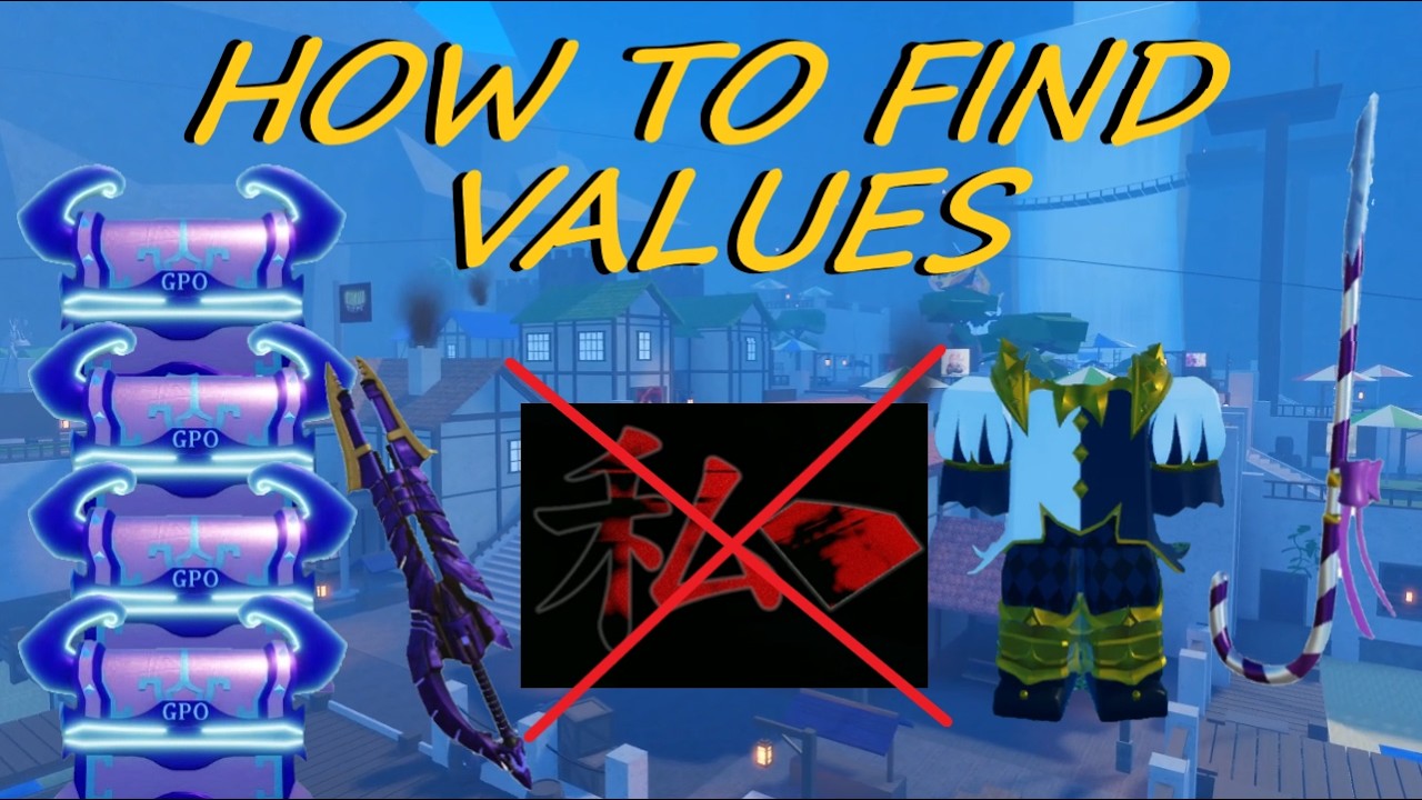 HOW TO FIND VALUES IN GPO [ GPO ] @Phoeyu #roblox #gpo #grandpieceonlinetrading #trading