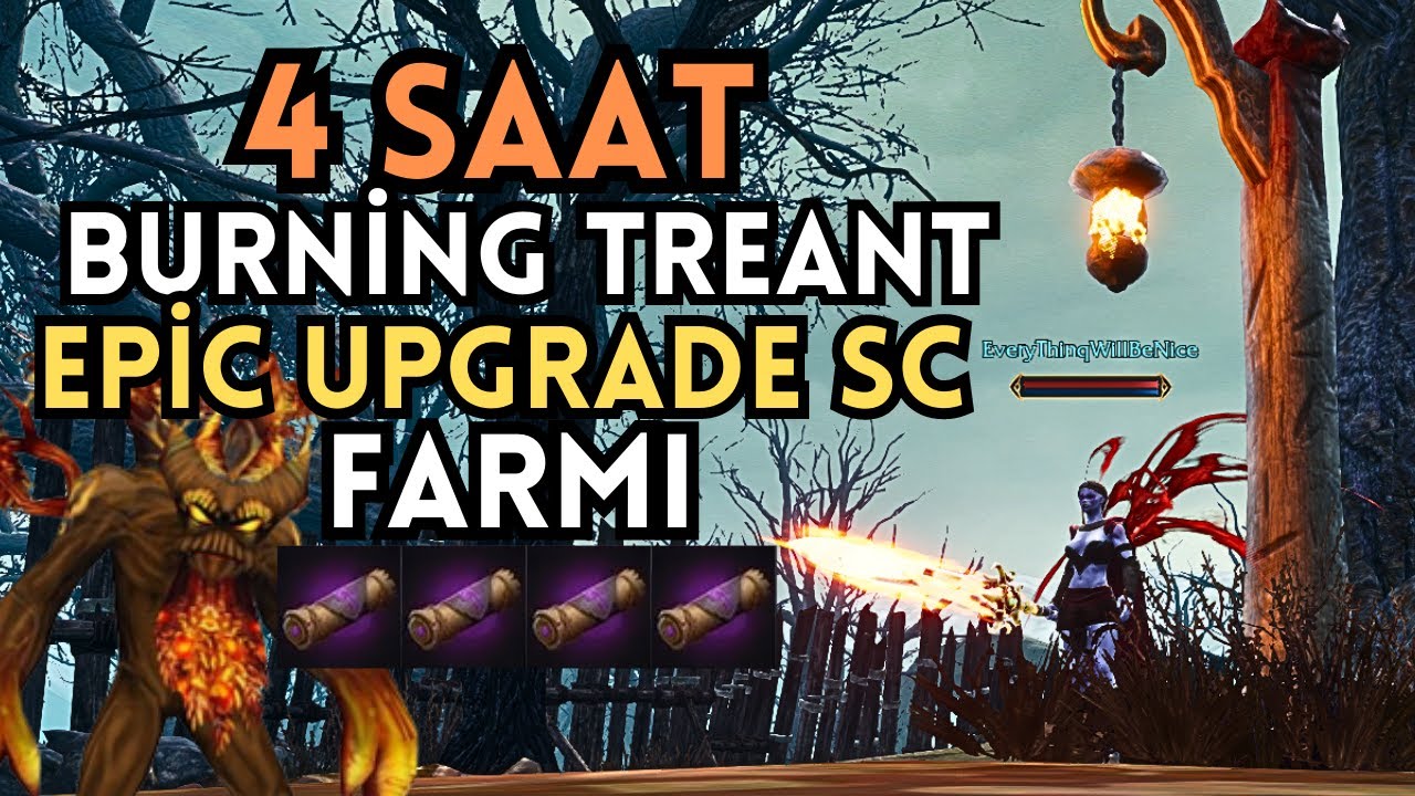 4 SAAT BURNİNG TREANT SOLO PRİEST FARM ( DİKKAT EPİC UPGRADE SC ATABİLİR ) RİSE ONLİNE /  FIRINCI :D