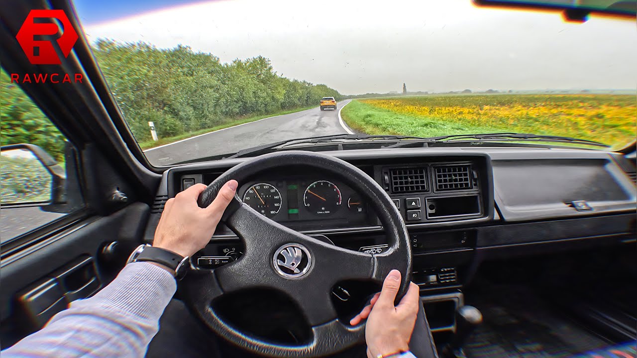 1993 Skoda Favorit Black Line (1.3 58hp) - POV Test Drive
