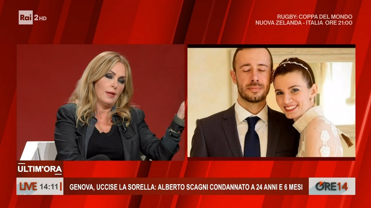 Genova, uccise la sorella: Alberto Scagni condannato a 24 anni e sei mesi - Ore 14 29/09/2023