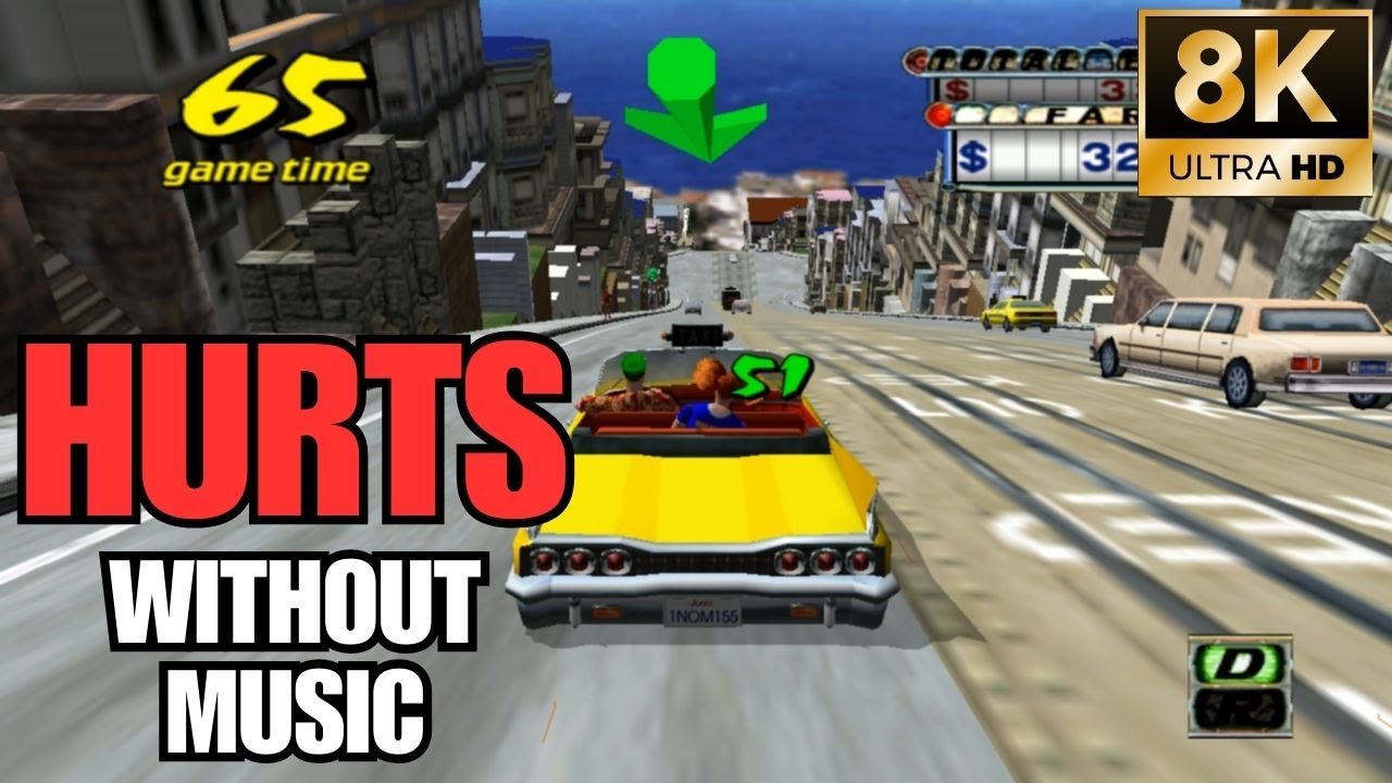 Прохождение игры Crazy Taxi (аркада) (без комментариев)