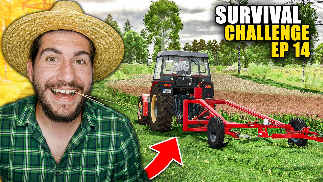 ΤΟ ΠΡΩΤΟ ΜΕΓΑΛΟ ΚΟΥΡΕΜΑ ΤΟΥ ΤΡΙΦΥΛΛΙΟΥ - Farming Simulator 25 - Survival Challenge | Episode 14