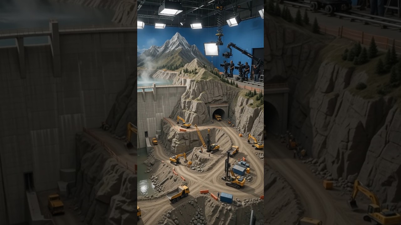 Massive Flood Breaks Through a Mountain Tunnel! 🌊😱 #Flood #Tunnel #WaterPower #ExtremeNature