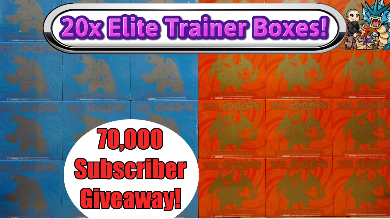 [CLOSED] Giveaway! 20x XY Evolutions Elite Trainer Box - $800 in retail! Pokemon TCG opening