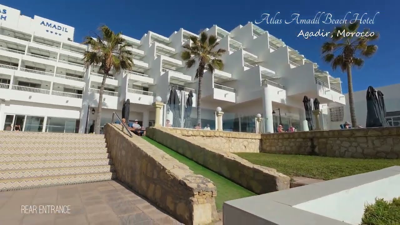 Atlas Amadil Beach Hotel, Agadir, Morocco, walkthrough March 2025