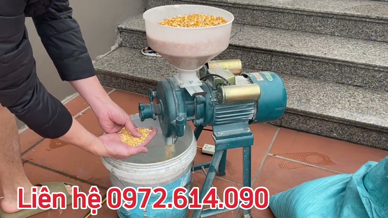 Máy Xay Bắp, Máy Nghiền Ngô, Máy Xay Khô, Máy Xay Bột Ngũ Cốc, Máy Vỡ Hạt