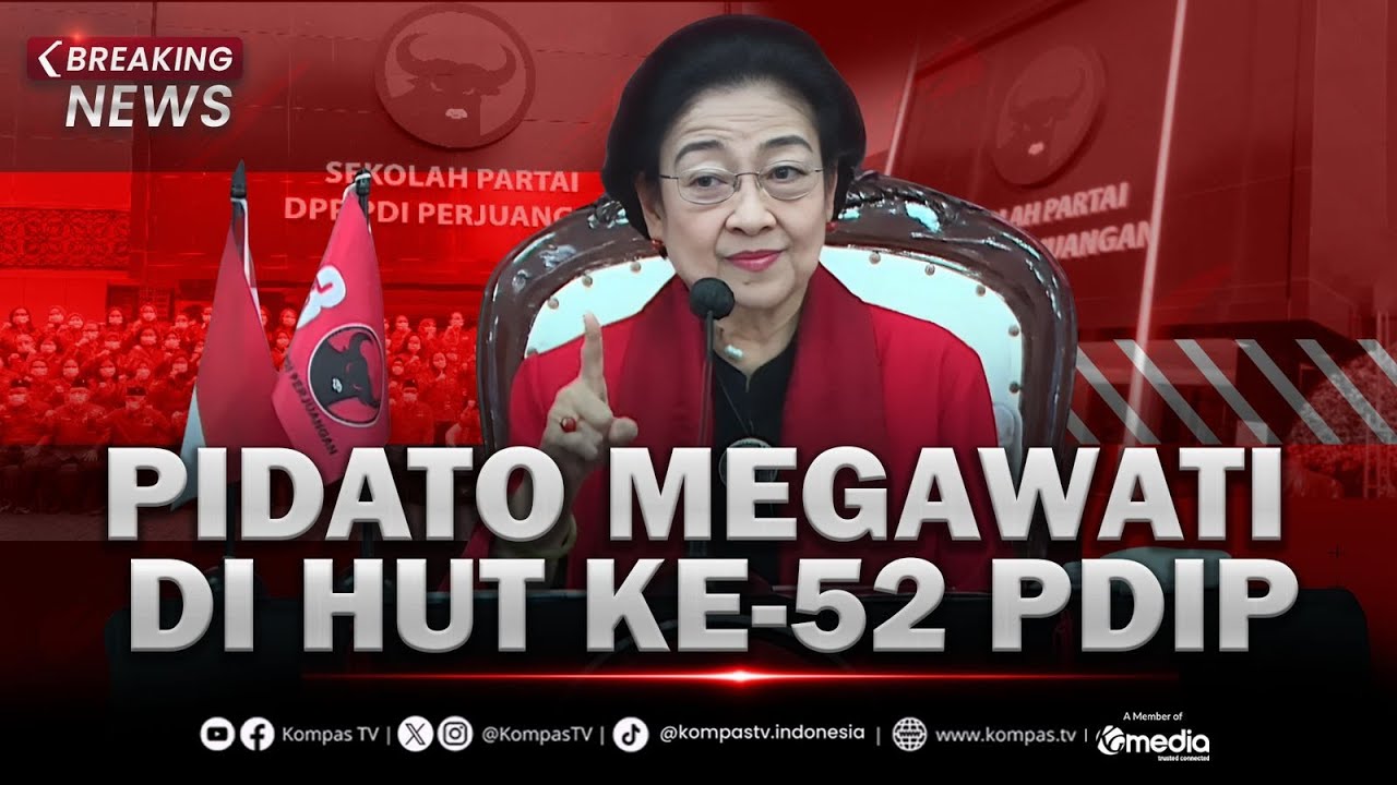 BREAKING NEWS - Pidato Ketum Megawati di HUT ke-52 PDIP