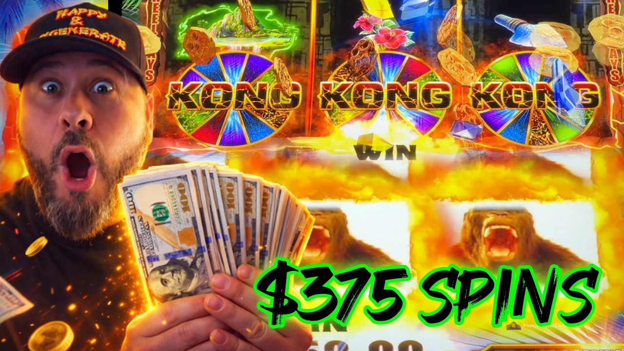 WINNING MY BIGGEST JACKPOT ON KONG WITH A MAX BET