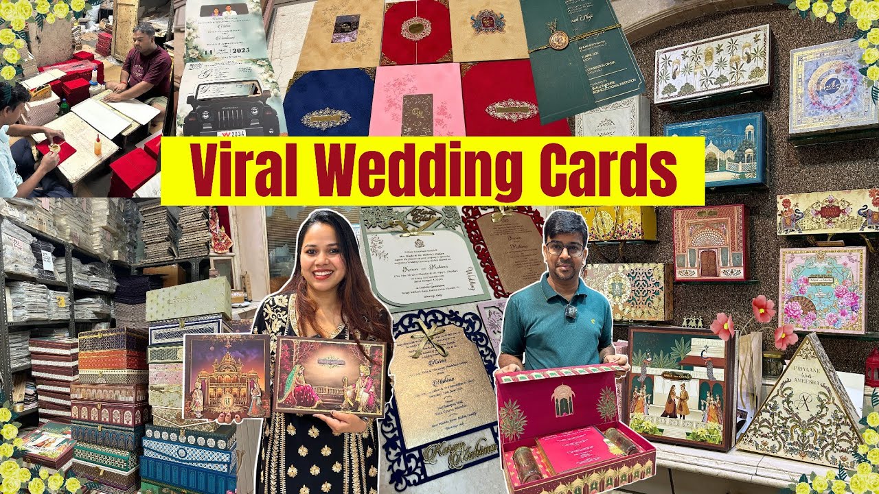 WEDDING CARDS MARKET| 1st Wedding Card Manufacturer in Mumbai |Wedding Card Design |Wedding Shopping