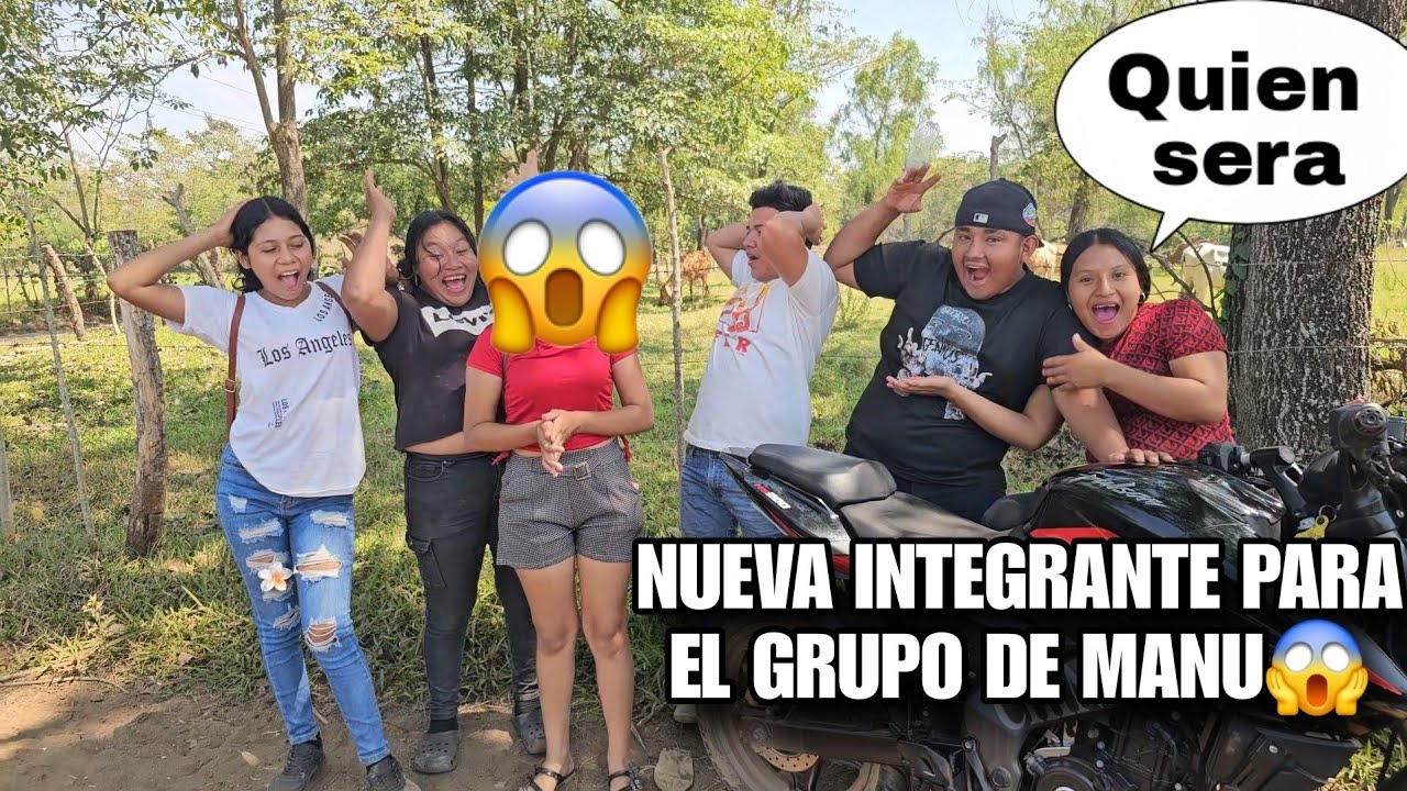 Santo Dios Nueva Integrante Para El Grupo De MANU 😱 Tienes  Que Verlo El Video Asta El Final 😧