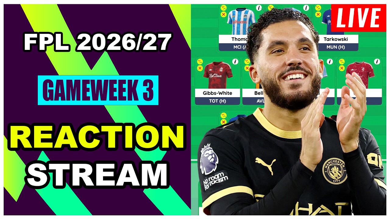 FPL Gameweek 3: REACTION STREAM | Live Q&A | Fantasy Premier League Tips 2026/27