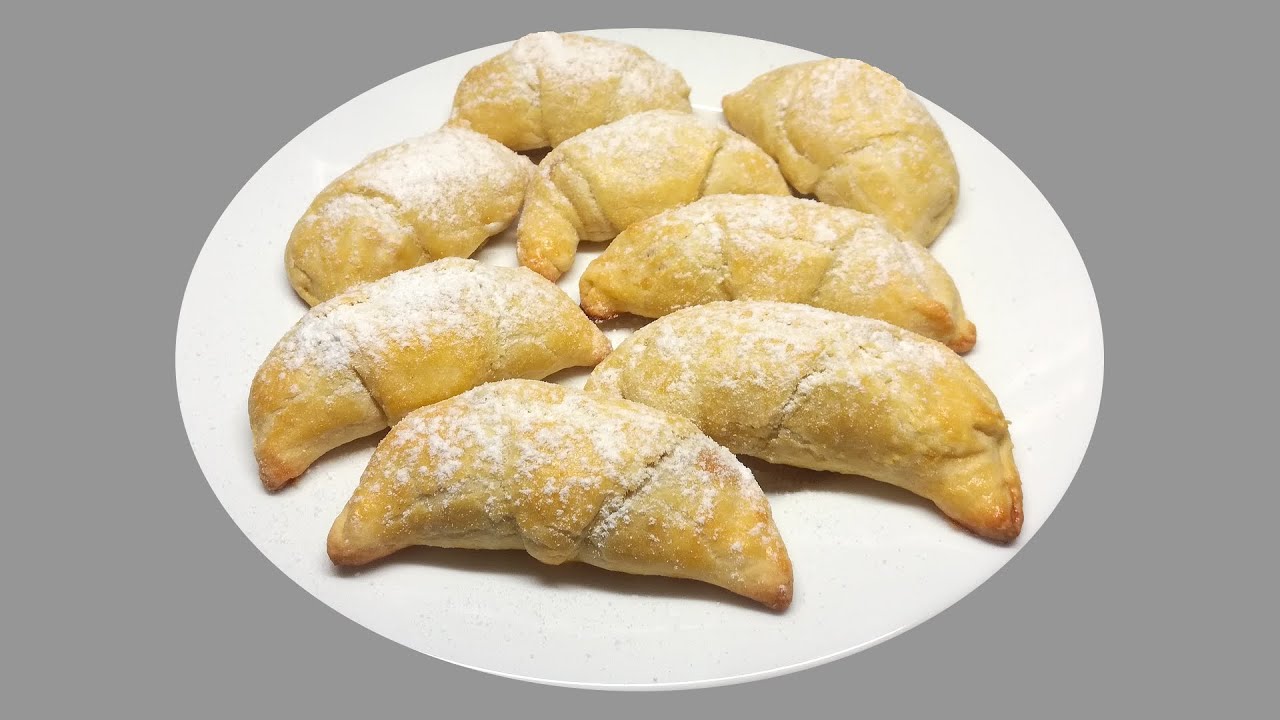 Svatomartinské rohlíčky s ořechovou náplní recept