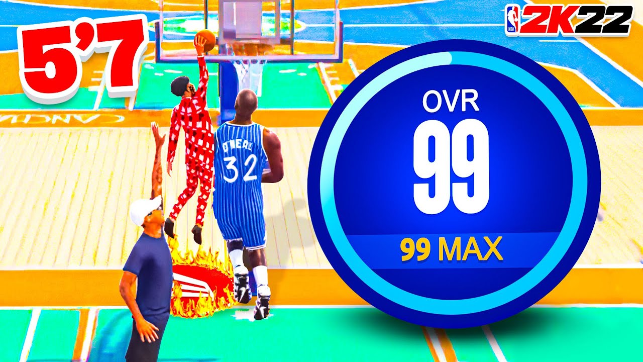 My 99 OVERALL 5’7” SLASHER is a GLITCH on NBA 2K22! INSANE CONTACT DUNKS in NBA 2K22!