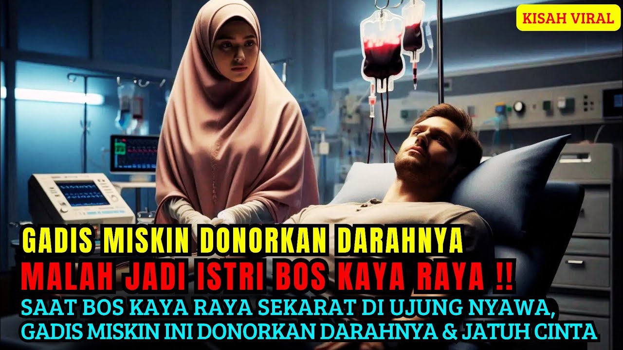 Saat BOS KAYA sekarat di ujung nyawa, GADIS MISKIN ini Donorkan Darahnya dan Jatuh Cinta !!