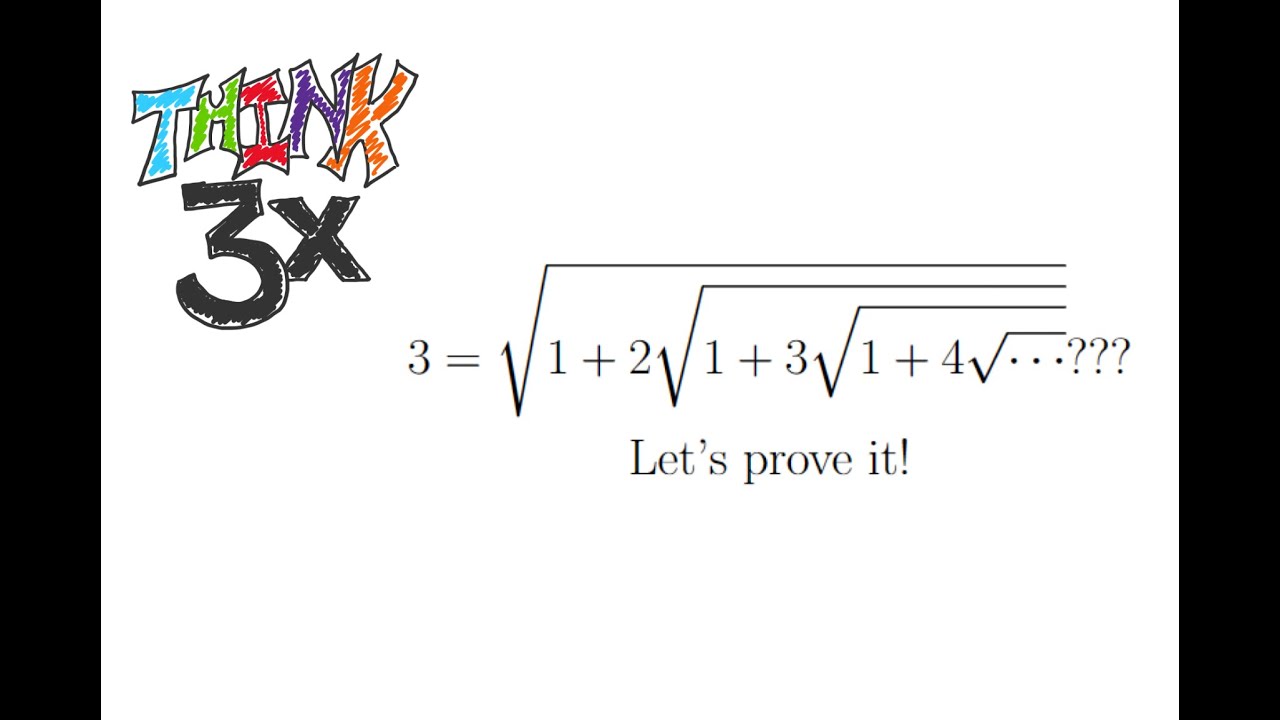 Ramanujan&rsquo;s Nested Radicals! Why does 3=sqrt(1+2sqrt(1+3sqrt(&hellip;)))?