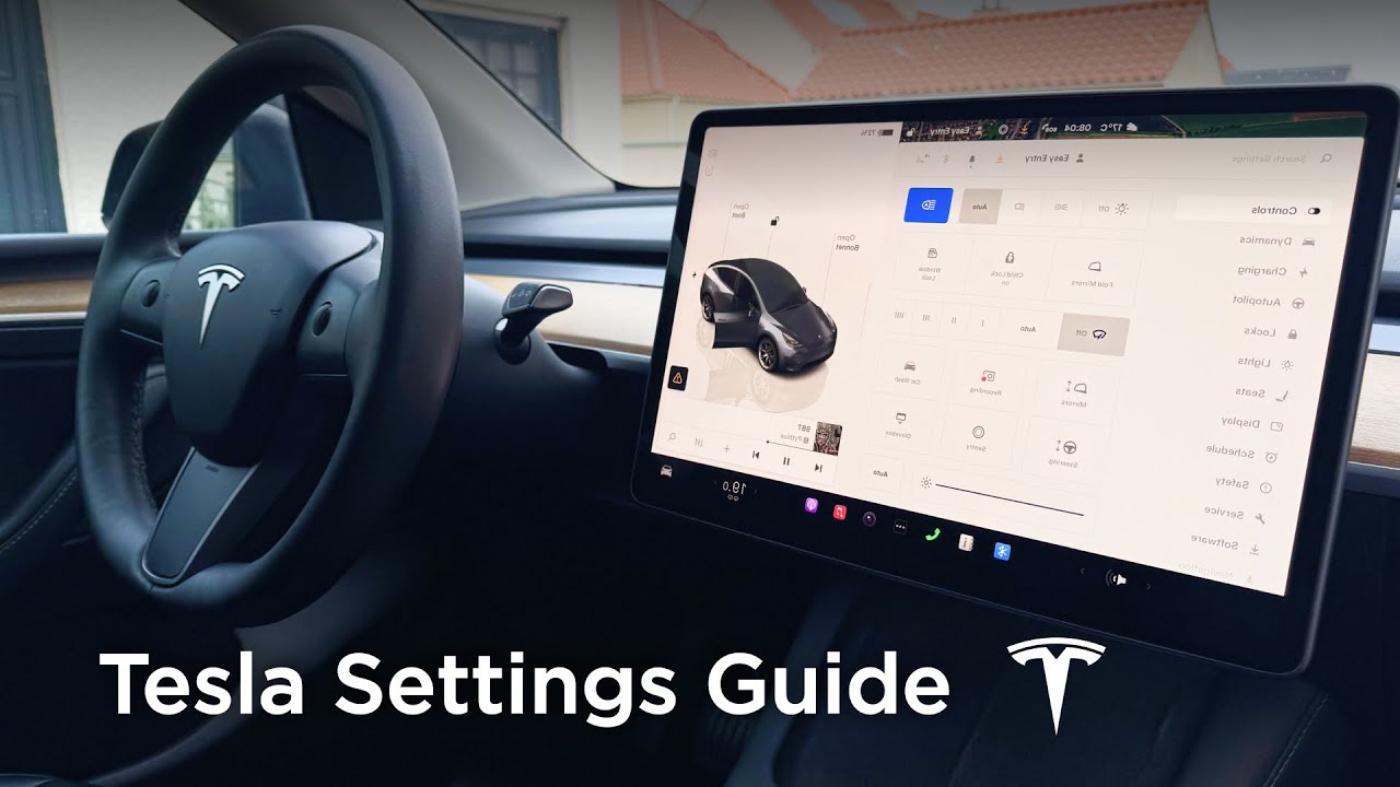 Объяснение всех настроек Tesla | Полное руководство
