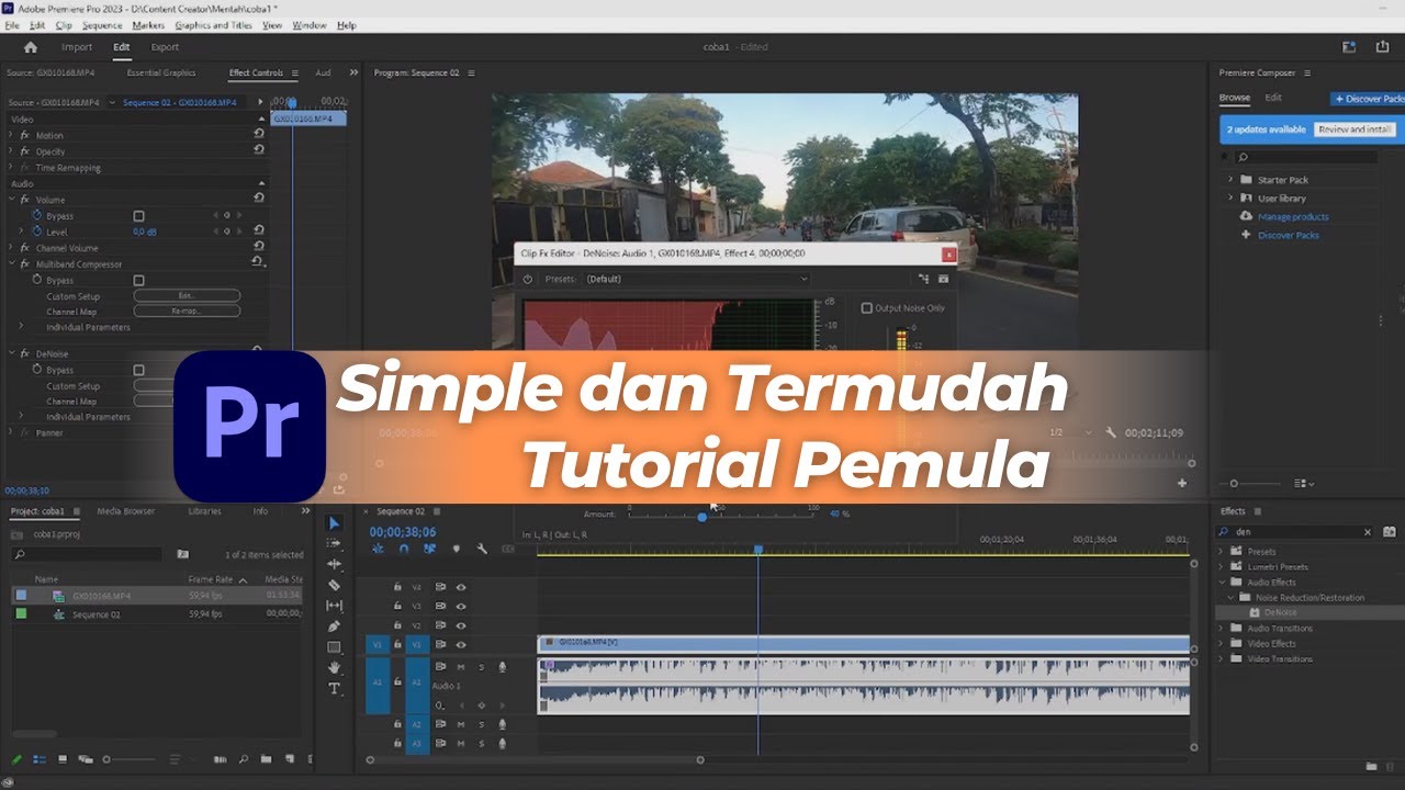 Bagaimana cara edit Video MotoVlog | Tutorial Editing MotoVlog Simple untuk Pemula