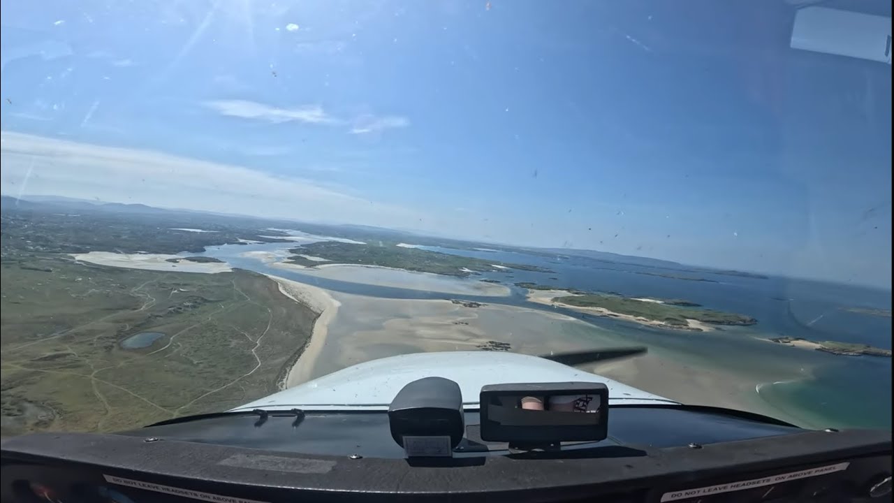 Incredibly scenic approach and landing at Donegal Airport