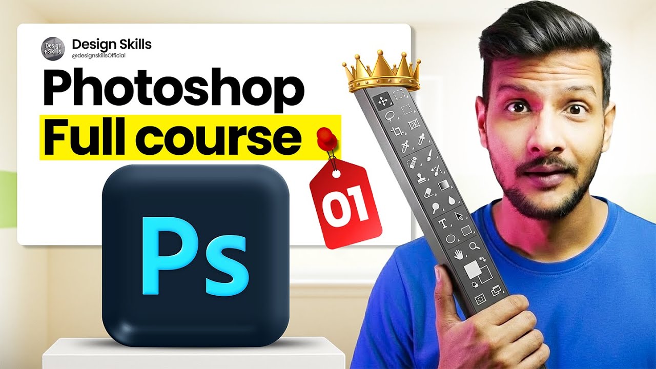 Complete Photoshop Course 2025 | Part 1 | Learn Tools, Effects & Pro Editing Secrets