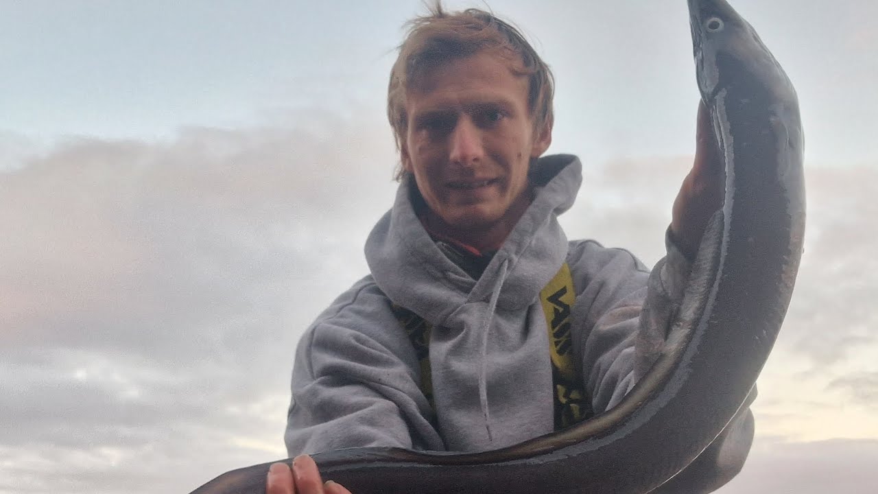 fishing over home ground again targeting cod and getting batterd buy conger over massive rocks!