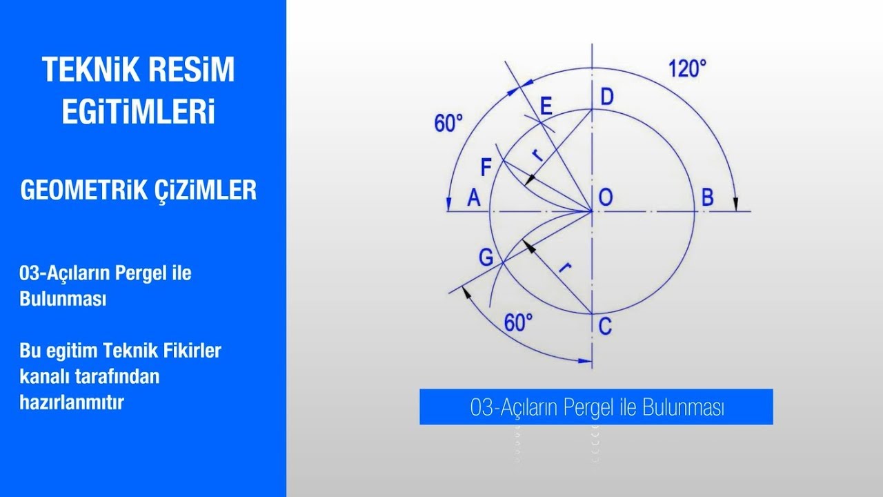 Açıların Pergel ile Bulunması