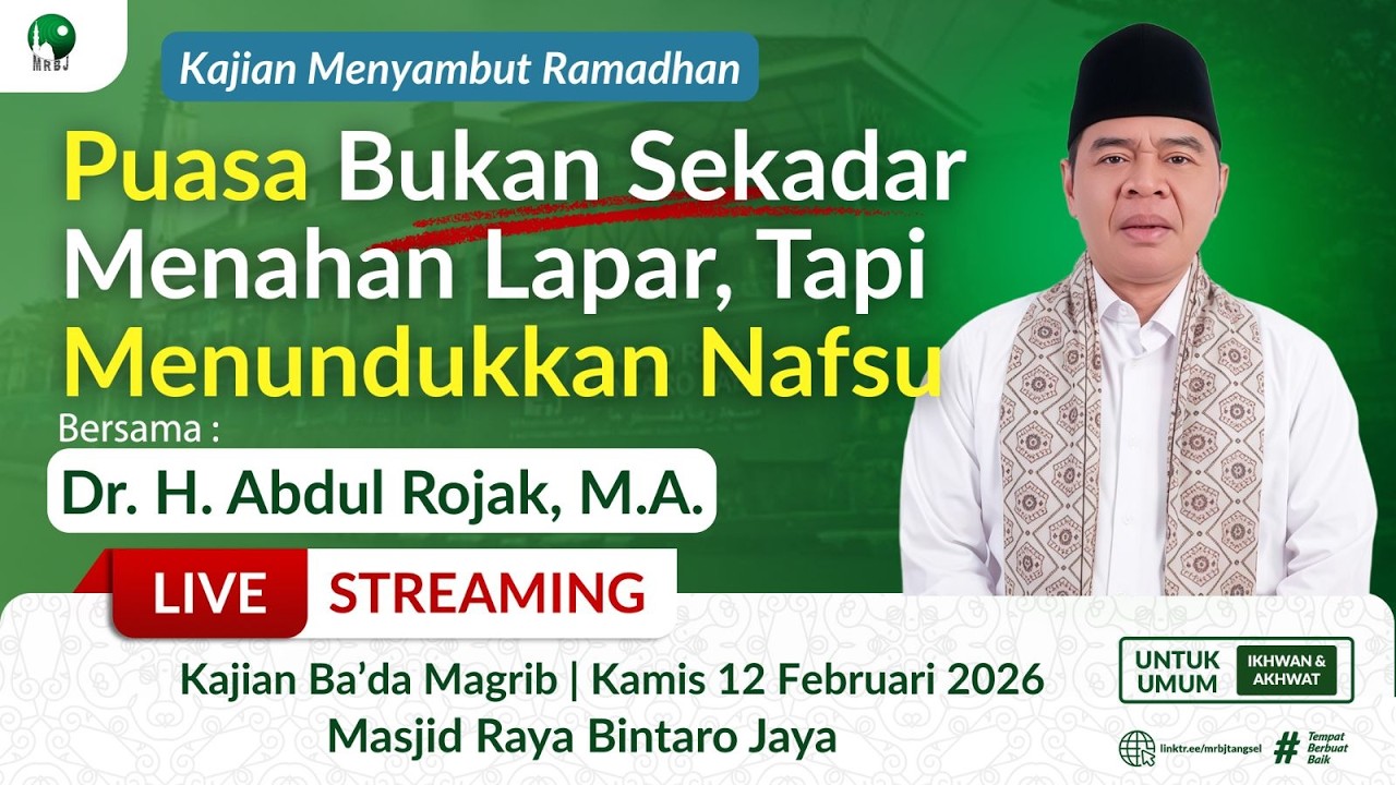 🔴[LIVE]  Sejarah Hadis Diberi Nomor & Asal-Usul Penamaan Waktu Shalat (3) | Gus Arifin | MRBJ