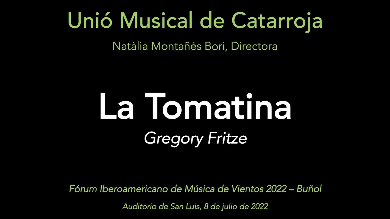 LA TOMATINA (Gregory Fritze) / UMCatarroja / Natalia Monta&ntilde;&eacute;s