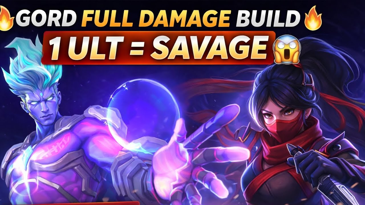 Gord New Meta Build 😱 One Shot Ultimate Strategy#mobilelegends #mlbb #