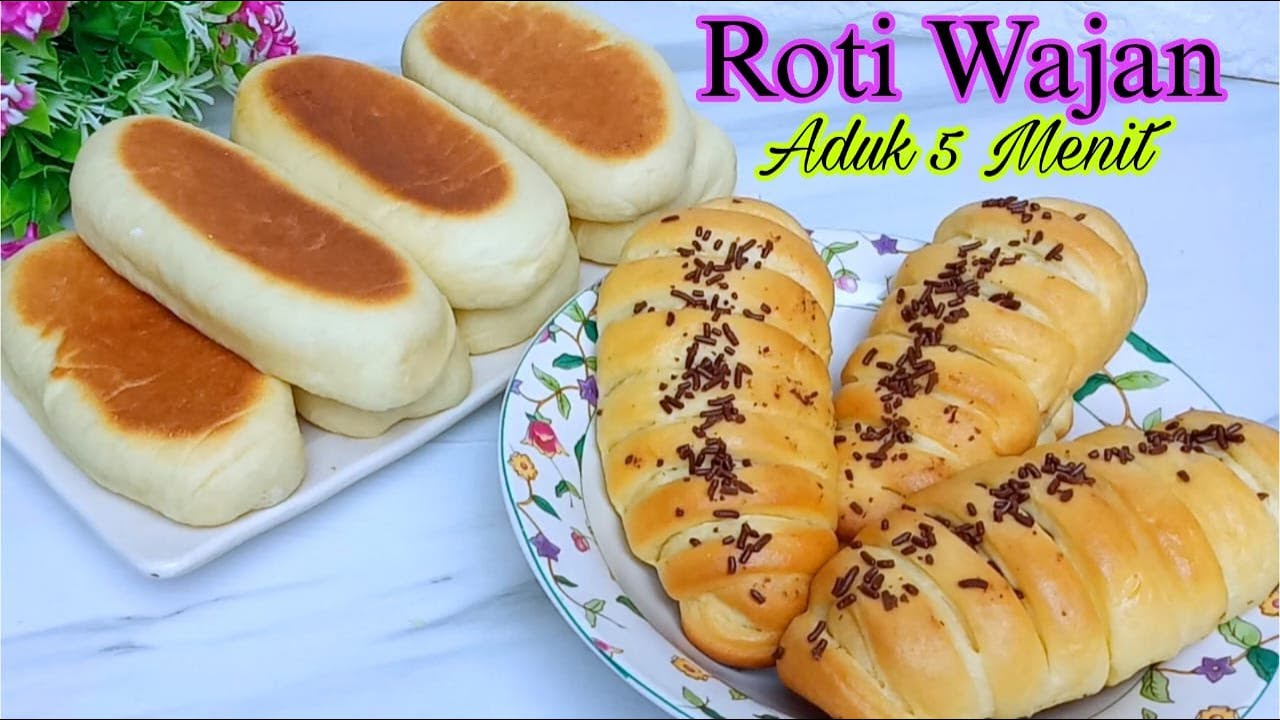 ROTI WAJAN CUMA DIADUK 5 MENIT LEMBUTNYA BERHARI HARI