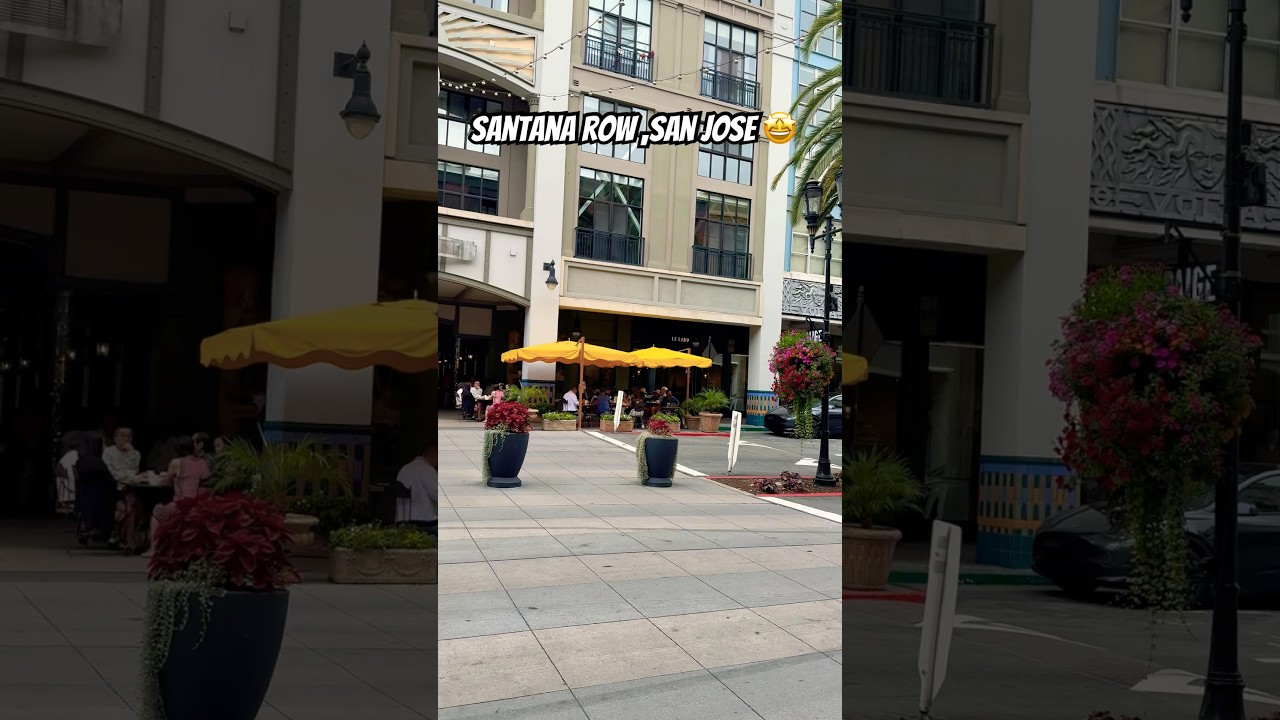Santana Row is Spectacular 🥳#sanjose#santanarow#sanmateo#sanfrancisco#sf#california#usa#travel#fyp