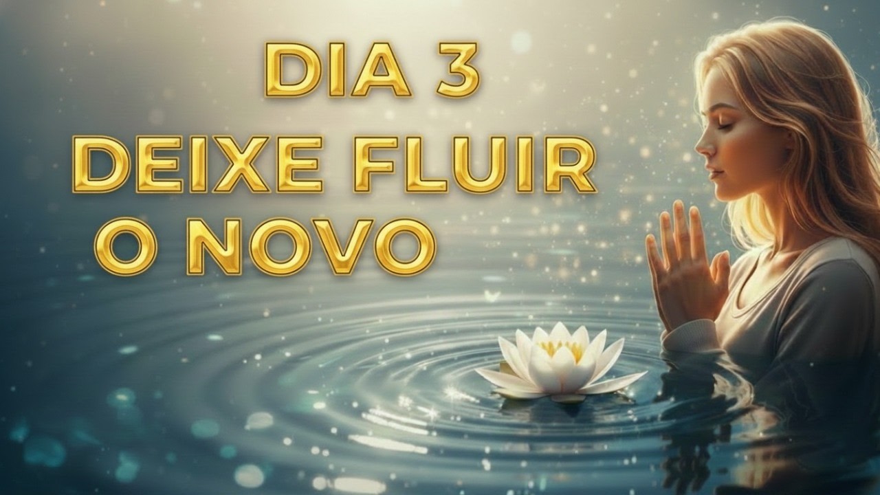 Dia 3: 🌊 Tudo Flui Com Leveza | Música para Soltar o Passado e Vibrar na Abundância