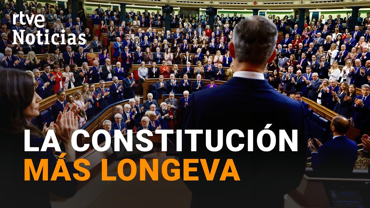 HOMENAJE a la CONSTITUCION | FELIPE VI reivindica en el CONGRESO la 