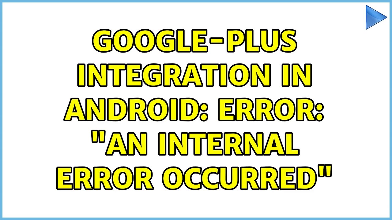 Google-plus integration in android: ERROR: 