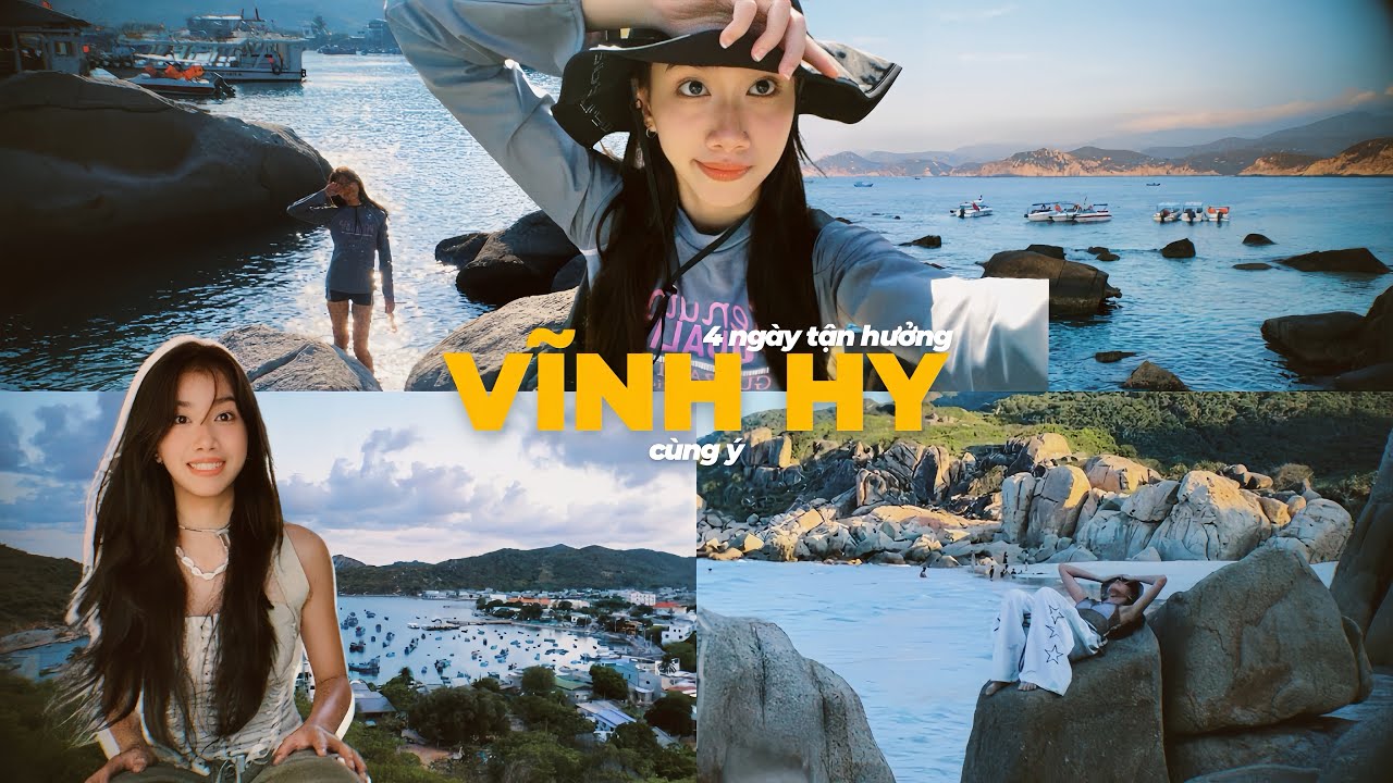 4 NGÀY TẬN HƯỞNG VĨNH HY CÙNG Ý // hang rái, hòn rùa, bãi biển không người // bình yên quáa