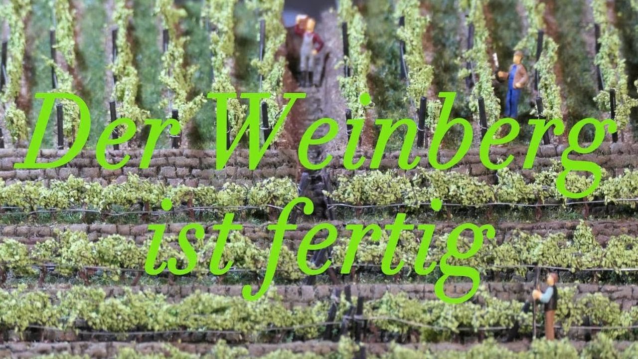 Mein Weinberg für die Modellbahn