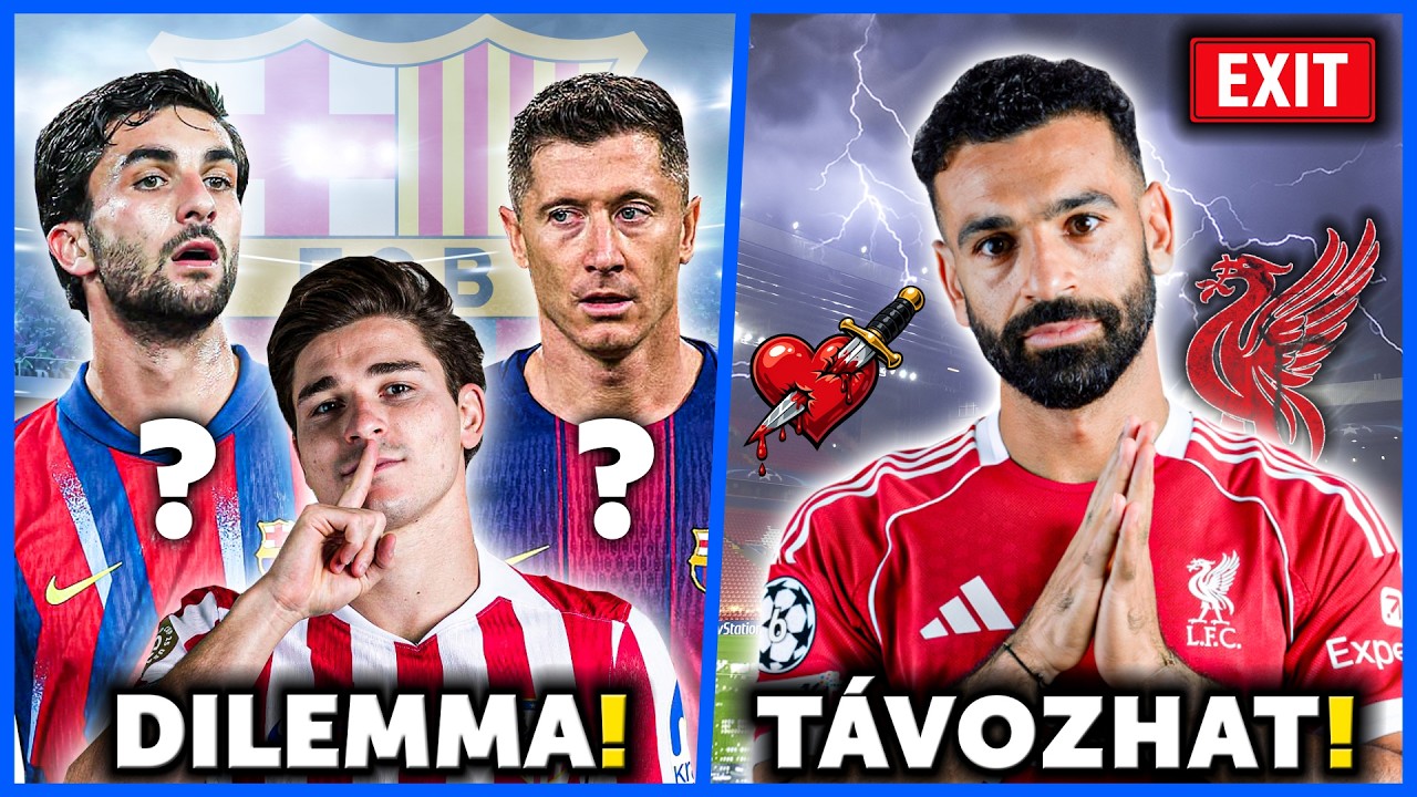 A Barcelona DILEMMÁJA: Lewandowski vagy Ferran Torres?? Küszöbön Mo Salah TÁVOZÁSA!